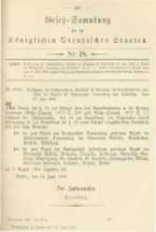 Gesetz-Sammlung für die Königlichen Preussischen Staaten. 1881.06.22 No18