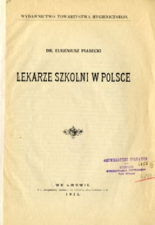 Lekarze szkolni w Polsce