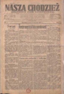 Nasza Chodzież: organ poświęcony obronie interes&oacute;w narodowych na zachodnich ziemiach Polski 1934.01.03 R.5 Nr1