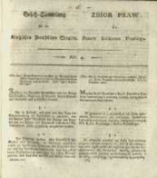 Gesetz-Sammlung f&uuml;r die K&ouml;niglichen Preussischen Staaten. 1821 No4
