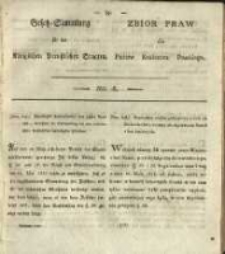 Gesetz-Sammlung f&uuml;r die K&ouml;niglichen Preussischen Staaten. 1821 No6