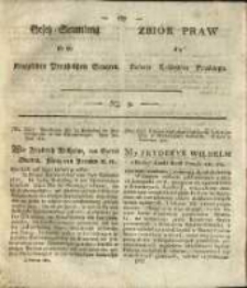 Gesetz-Sammlung f&uuml;r die K&ouml;niglichen Preussischen Staaten. 1821 No9