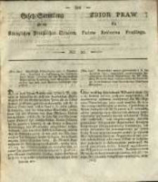 Gesetz-Sammlung f&uuml;r die K&ouml;niglichen Preussischen Staaten. 1821 No20
