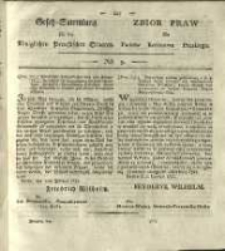 Gesetz-Sammlung f&uuml;r die K&ouml;niglichen Preussischen Staaten. 1822 No9