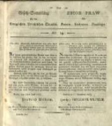 Gesetz-Sammlung für die Königlichen Preussischen Staaten. 1822 No14