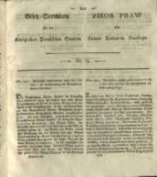 Gesetz-Sammlung f&uuml;r die K&ouml;niglichen Preussischen Staaten. 1822 No15
