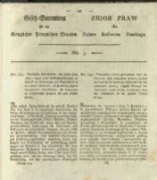 Gesetz-Sammlung f&uuml;r die K&ouml;niglichen Preussischen Staaten. 1823 No3