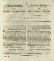 Gesetz-Sammlung f&uuml;r die K&ouml;niglichen Preussischen Staaten. 1823 No6