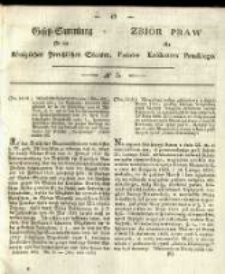 Gesetz-Sammlung für die Königlichen Preussischen Staaten. 1833 No5