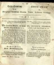 Gesetz-Sammlung f&uuml;r die K&ouml;niglichen Preussischen Staaten. 1833 No7