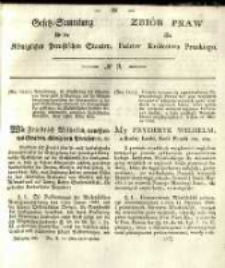Gesetz-Sammlung f&uuml;r die K&ouml;niglichen Preussischen Staaten. 1833 No9