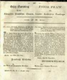 Gesetz-Sammlung für die Königlichen Preussischen Staaten. 1833 No10