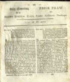 Gesetz-Sammlung f&uuml;r die K&ouml;niglichen Preussischen Staaten. 1833 No19