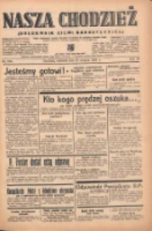 Nasza Chodzież: organ poświęcony obronie interes&oacute;w narodowych na zachodnich ziemiach Polski 1939.08.27 R.10 Nr196