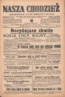 Nasza Chodzież: organ poświęcony obronie interes&oacute;w narodowych na zachodnich ziemiach Polski 1939.08.30 R.10 Nr198