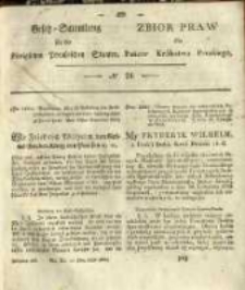 Gesetz-Sammlung f&uuml;r die K&ouml;niglichen Preussischen Staaten. 1833 No24