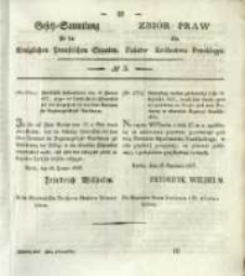 Gesetz-Sammlung für die Königlichen Preussischen Staaten. 1837 No3