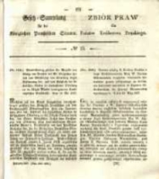 Gesetz-Sammlung f&uuml;r die K&ouml;niglichen Preussischen Staaten. 1837 No15