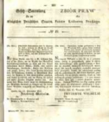 Gesetz-Sammlung für die Königlichen Preussischen Staaten. 1837 No19