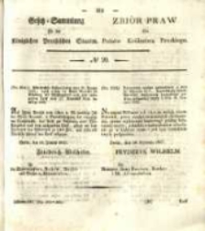 Gesetz-Sammlung f&uuml;r die K&ouml;niglichen Preussischen Staaten. 1837 No20