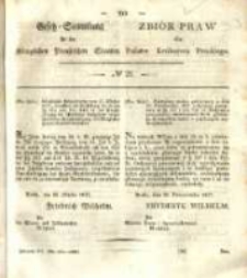 Gesetz-Sammlung für die Königlichen Preussischen Staaten. 1837 No21