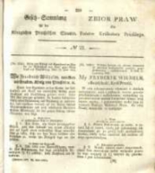 Gesetz-Sammlung f&uuml;r die K&ouml;niglichen Preussischen Staaten. 1837 No22