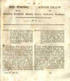 Gesetz-Sammlung für die Königlichen Preussischen Staaten. 1838 No4