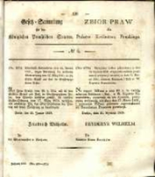 Gesetz-Sammlung für die Königlichen Preussischen Staaten. 1838 No6