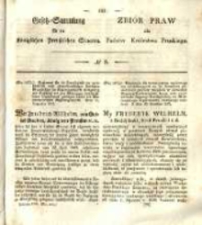 Gesetz-Sammlung für die Königlichen Preussischen Staaten. 1838 No8