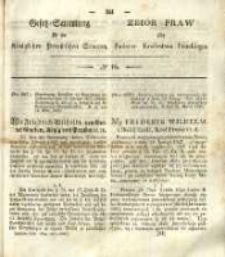 Gesetz-Sammlung für die Königlichen Preussischen Staaten. 1838 No16