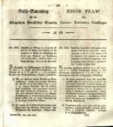 Gesetz-Sammlung für die Königlichen Preussischen Staaten. 1838 No19