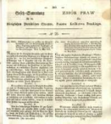 Gesetz-Sammlung für die Königlichen Preussischen Staaten. 1838 No22