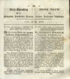 Gesetz-Sammlung f&uuml;r die K&ouml;niglichen Preussischen Staaten. 1838 No26