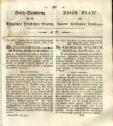 Gesetz-Sammlung für die Königlichen Preussischen Staaten. 1838 No27