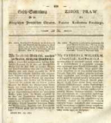 Gesetz-Sammlung f&uuml;r die K&ouml;niglichen Preussischen Staaten. 1838 No31