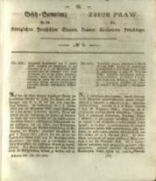 Gesetz-Sammlung f&uuml;r die K&ouml;niglichen Preussischen Staaten. 1839 No6
