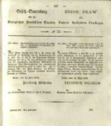 Gesetz-Sammlung für die Königlichen Preussischen Staaten. 1839 No23