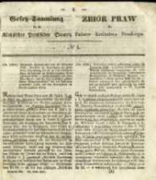 Gesetz-Sammlung für die Königlichen Preussischen Staaten. 1841 No1