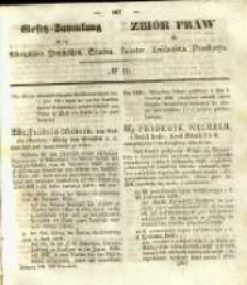 Gesetz-Sammlung f&uuml;r die K&ouml;niglichen Preussischen Staaten. 1841 No11