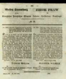 Gesetz-Sammlung f&uuml;r die K&ouml;niglichen Preussischen Staaten. 1841 No16