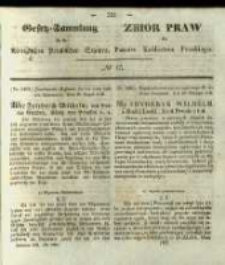 Gesetz-Sammlung f&uuml;r die K&ouml;niglichen Preussischen Staaten. 1841 No17