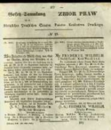 Gesetz-Sammlung f&uuml;r die K&ouml;niglichen Preussischen Staaten. 1841 No19