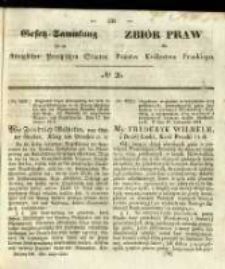 Gesetz-Sammlung f&uuml;r die K&ouml;niglichen Preussischen Staaten. 1841 No26