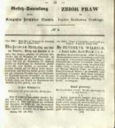 Gesetz-Sammlung f&uuml;r die K&ouml;niglichen Preussischen Staaten. 1843 No6