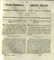 Gesetz-Sammlung f&uuml;r die K&ouml;niglichen Preussischen Staaten. 1843 No14