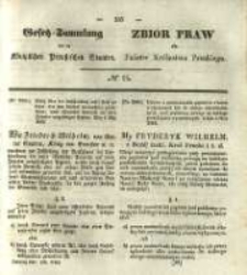 Gesetz-Sammlung f&uuml;r die K&ouml;niglichen Preussischen Staaten. 1843 No16