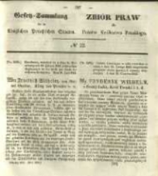Gesetz-Sammlung f&uuml;r die K&ouml;niglichen Preussischen Staaten. 1843 No22
