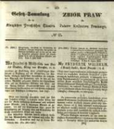 Gesetz-Sammlung f&uuml;r die K&ouml;niglichen Preussischen Staaten. 1843 No25