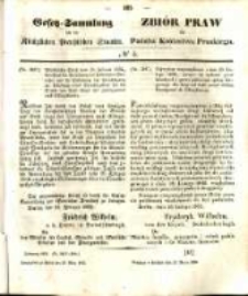 Gesetz-Sammlung für die Königlichen Preussischen Staaten. 1852.03.29 No5