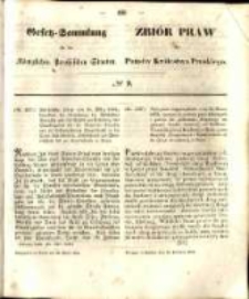 Gesetz-Sammlung f&uuml;r die K&ouml;niglichen Preussischen Staaten. 1852.04.30 No9